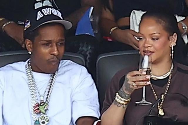 Rihanna and A$AP Rocky Sport Casual Attire for Date at the 2026 World Cup Final
